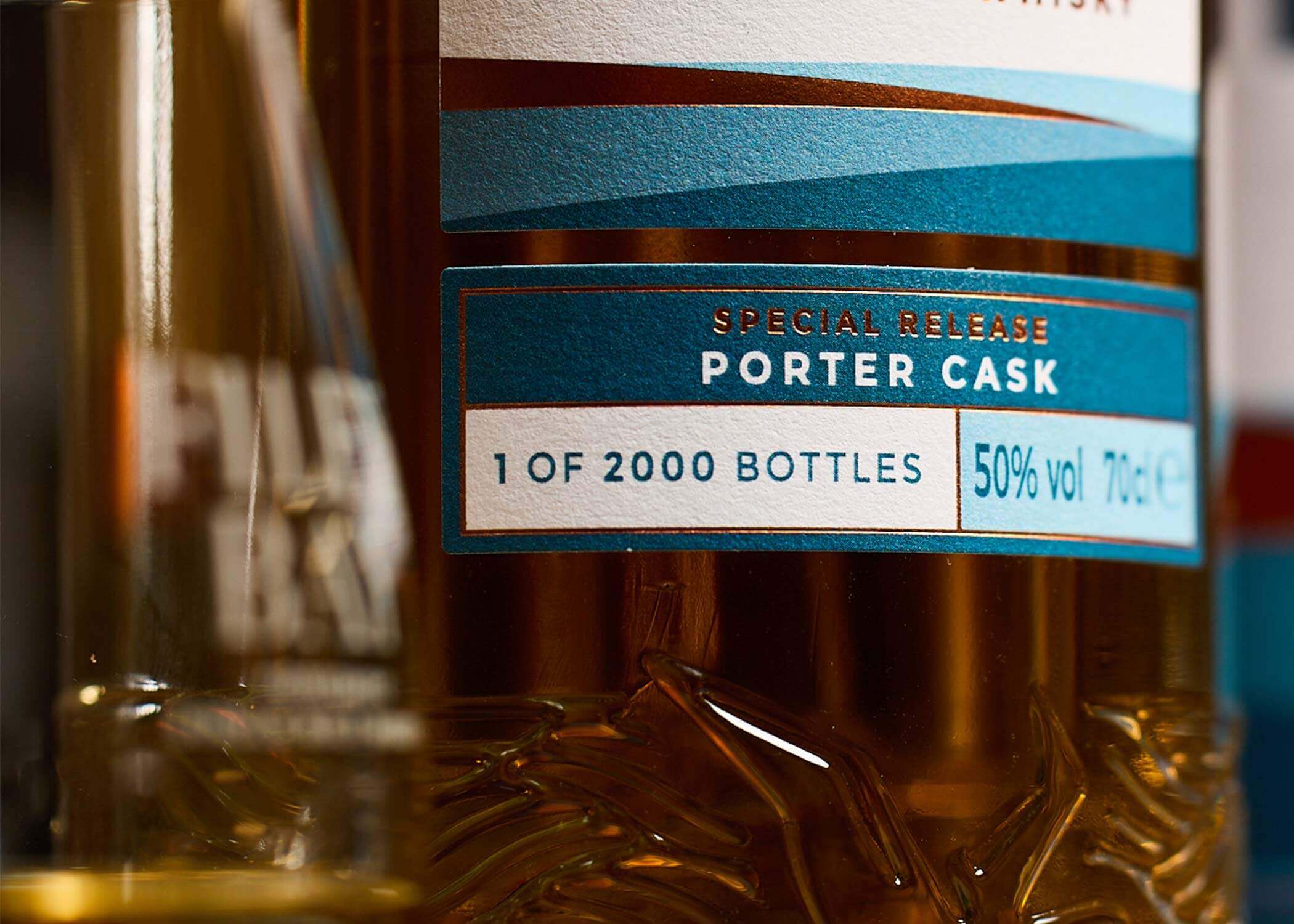 Filey Bay Porter Cask, close up of the tube