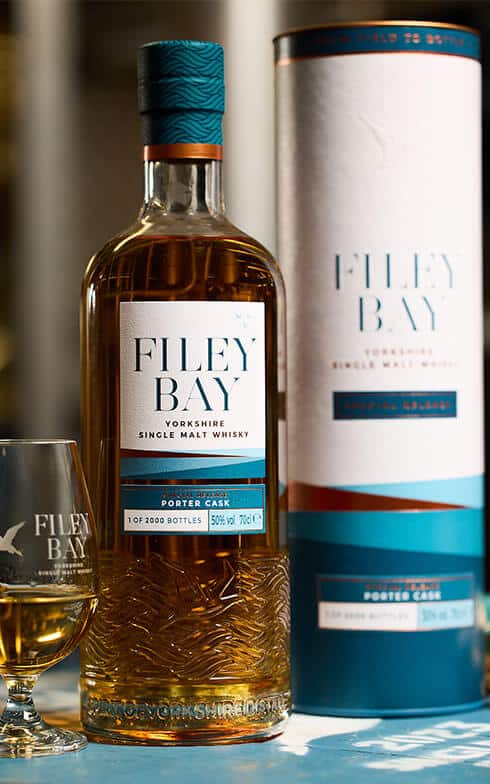 Filey Bay Porter Cask at the distillery